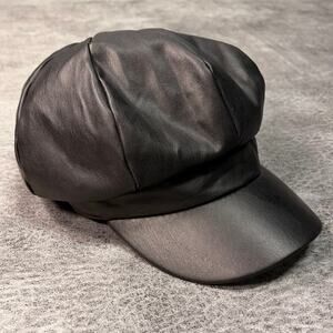 Black Marcus Adler Newsboy Style Cap